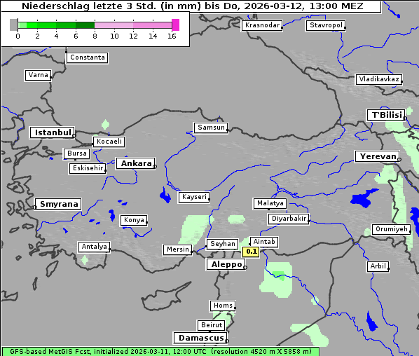 Niederschlag, 12. 3. 2026