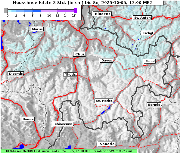 Neuschnee, 5. 10. 2025