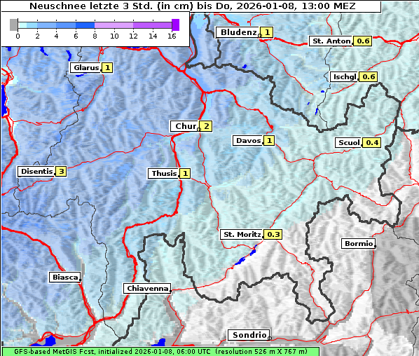 Neuschnee, 8. 1. 2026
