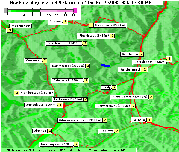 Niederschlag, 9. 1. 2026