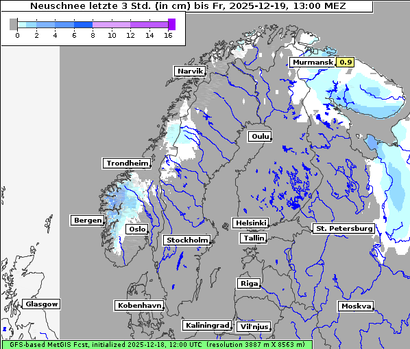 Neuschnee, 19. 12. 2025