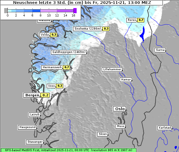 Neuschnee, 21. 11. 2025