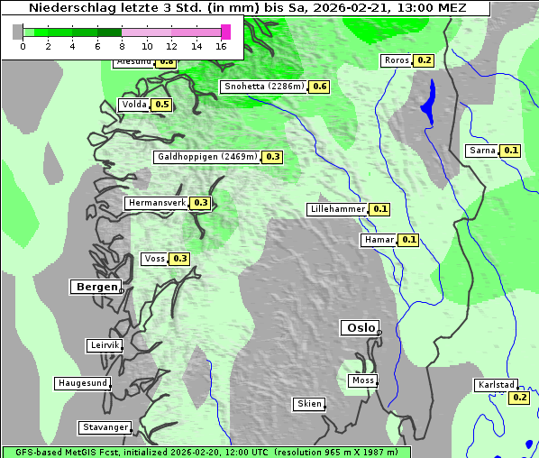 Niederschlag, 21. 2. 2026