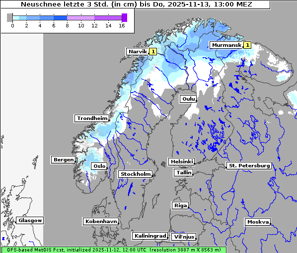 Neuschnee, 13. 11. 2025