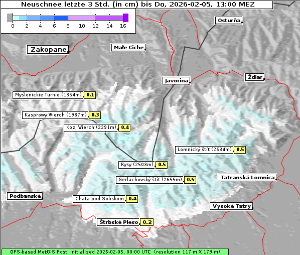 Neuschnee, 5. 2. 2026