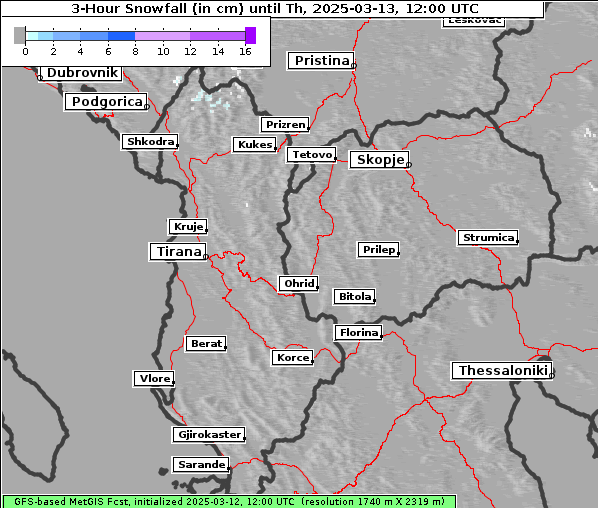 Neuschnee, 13. 3. 2025