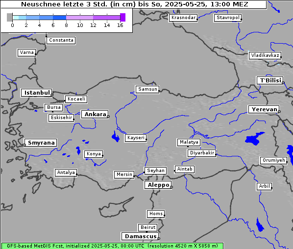 Neuschnee, 25. 5. 2025