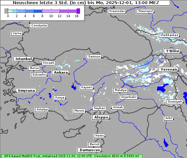 Neuschnee, 1. 12. 2025