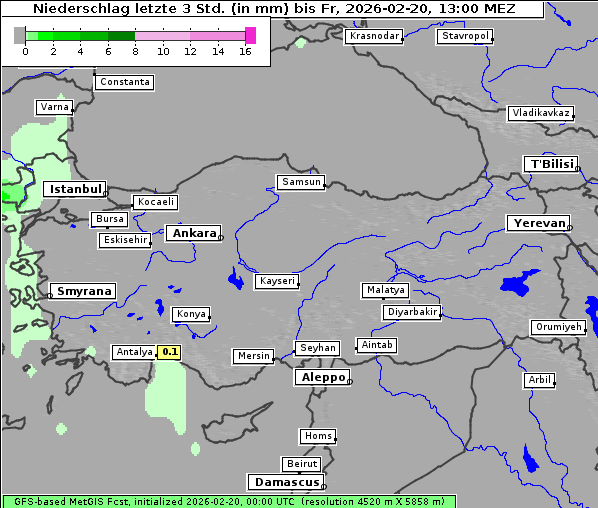 Niederschlag, 20. 2. 2026