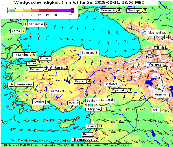 Wind, 31. 8. 2025