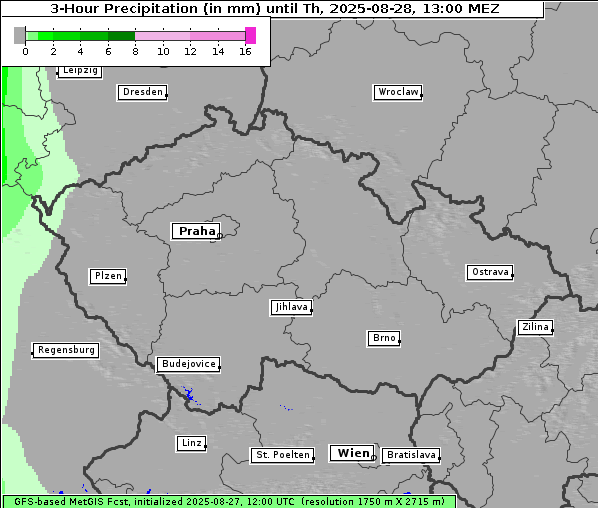 Niederschlag, 28. 8. 2025