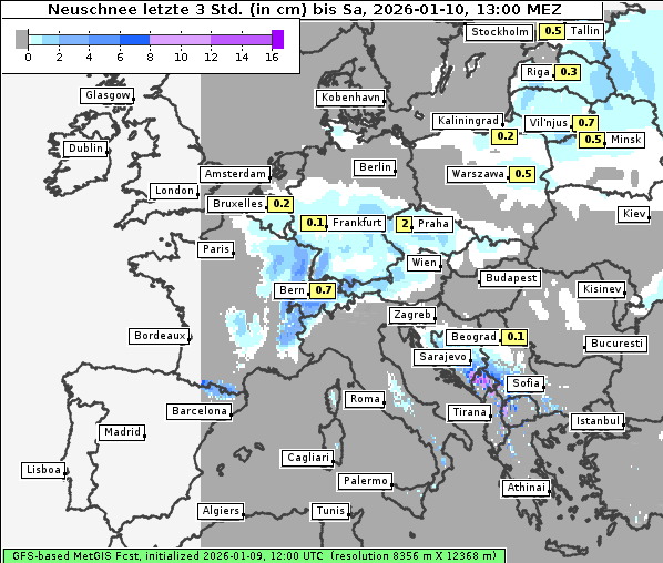 Neuschnee, 10. 1. 2026