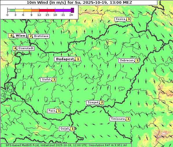 Wind, 19. 10. 2025