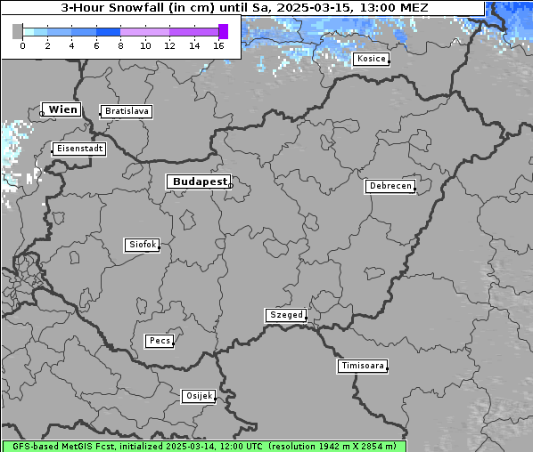 Neuschnee, 15. 3. 2025