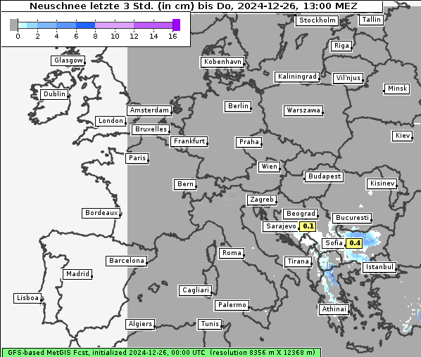 Neuschnee, 26. 12. 2024