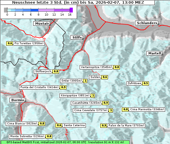 Neuschnee, 7. 2. 2026