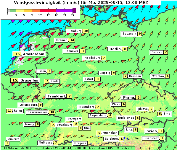 Wind, 15. 9. 2025