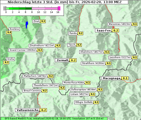 Niederschlag, 20. 2. 2026