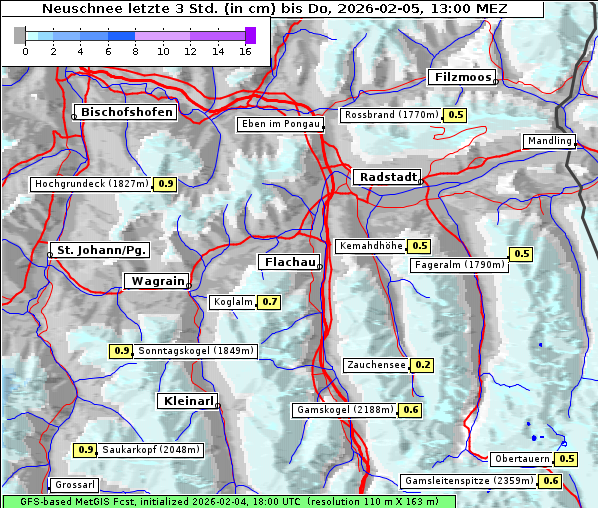 Neuschnee, 5. 2. 2026