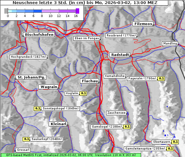 Neuschnee, 2. 3. 2026