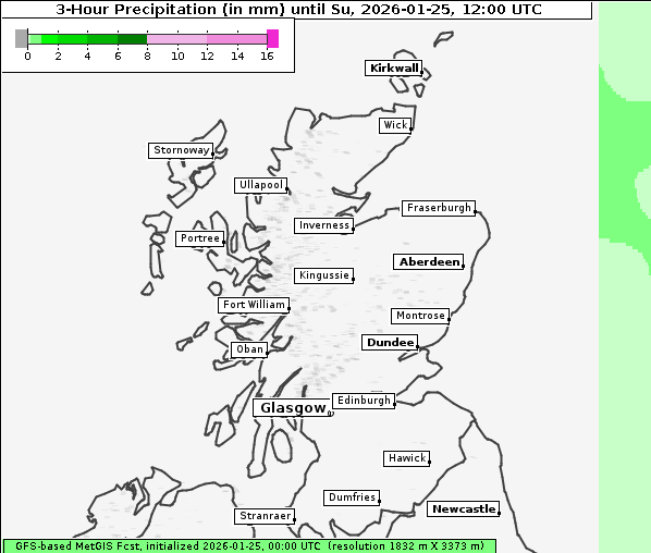 Niederschlag, 25. 1. 2026