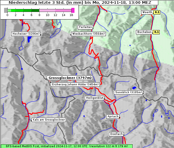 Niederschlag, 18. 11. 2024