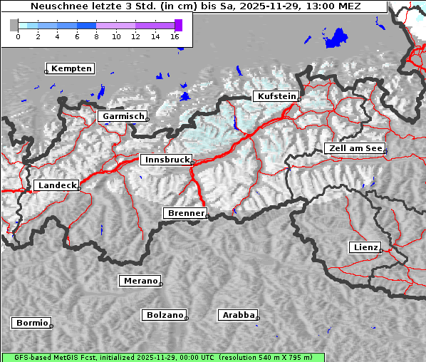 Neuschnee, 29. 11. 2025