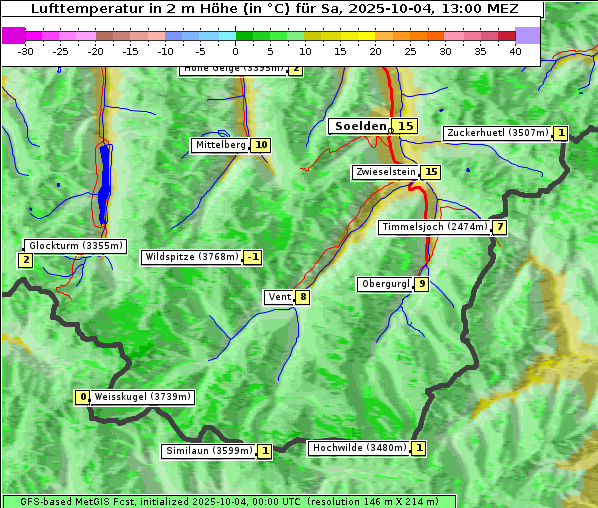 Temperatur, 4. 10. 2025