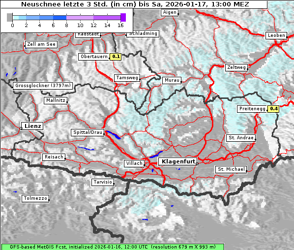 Neuschnee, 17. 1. 2026