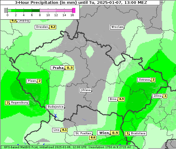 Niederschlag, 7. 1. 2025