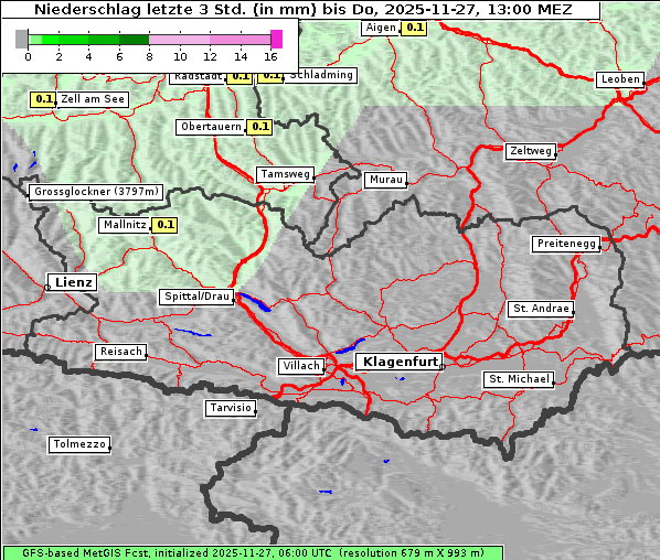 Niederschlag, 27. 11. 2025