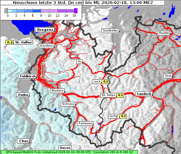 Neuschnee, 18. 2. 2026