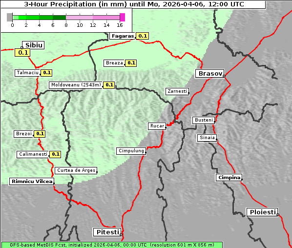 Niederschlag, 6. 4. 2026