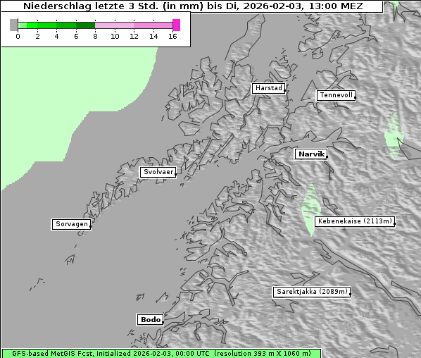 Niederschlag, 3. 2. 2026