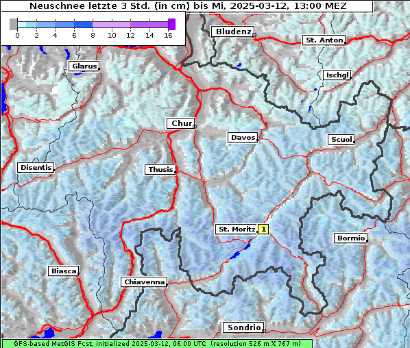 Neuschnee, 12. 3. 2025