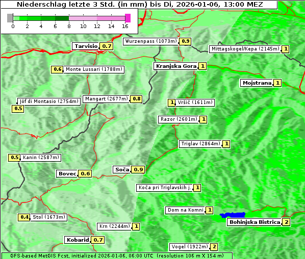 Niederschlag, 6. 1. 2026
