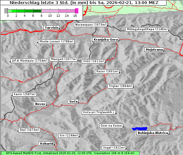 Niederschlag, 21. 2. 2026