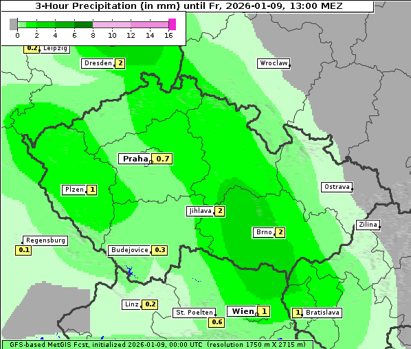 Niederschlag, 9. 1. 2026
