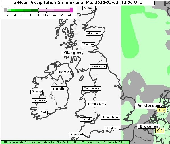 Niederschlag, 2. 2. 2026