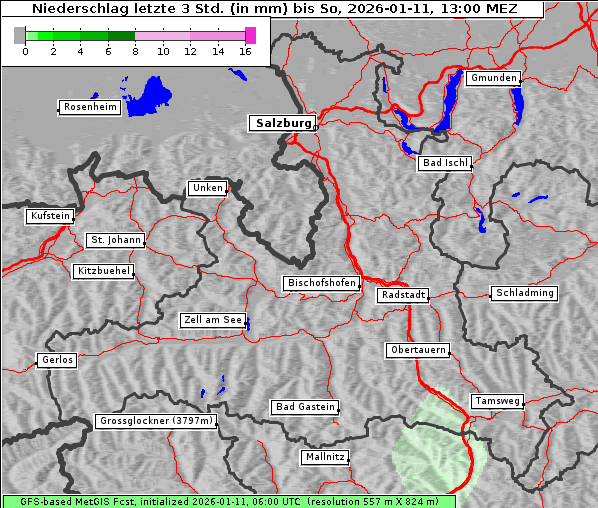 Niederschlag, 11. 1. 2026