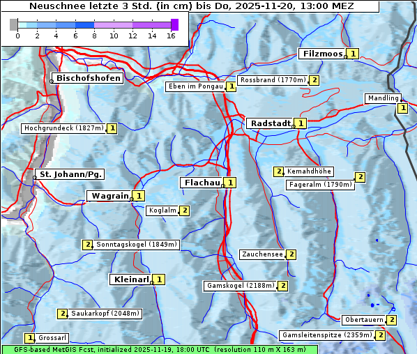 Neuschnee, 20. 11. 2025