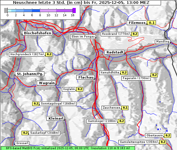 Neuschnee, 5. 12. 2025