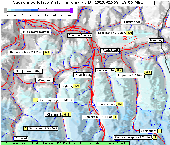 Neuschnee, 3. 2. 2026
