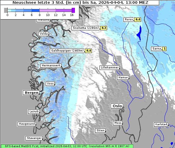 Neuschnee, 4. 4. 2026