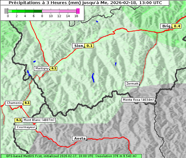 Niederschlag, 18. 2. 2026