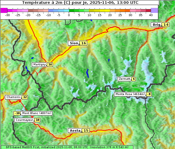 Temperatur, 6. 11. 2025