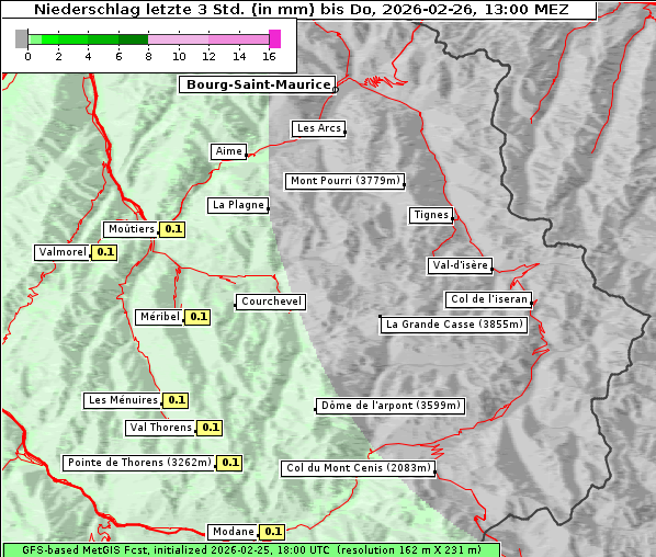 Niederschlag, 26. 2. 2026