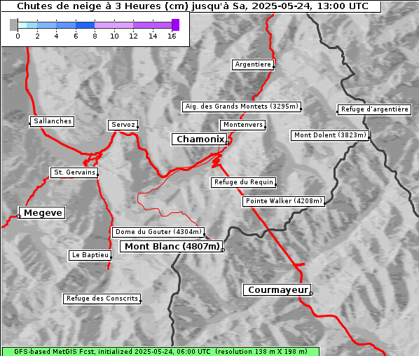 Neuschnee, 24. 5. 2025