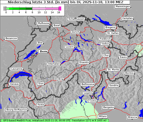 Niederschlag, 18. 11. 2025