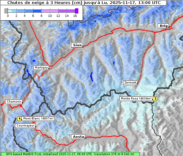 Neuschnee, 17. 11. 2025
